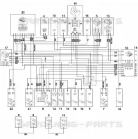 P   Schéma de contact 1 pour Stihl MR 4082.2