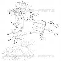 B   Tableau de bord pour Stihl MT 4097.0 SX