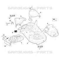 K   Carter du plateau de coupe pour Stihl MT 4097.0 SX