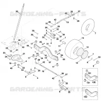 E   Direction, roue avant pour Stihl MT 4097.1 S