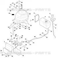 G   Moteur, reservoir pour Stihl MT 4097.1 S