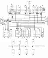 O   Schéma de contact pour Stihl MT 4097.1 S