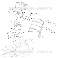B   Tableau de bord pour Stihl MT 4112.0 S