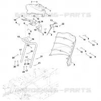B   Tableau de bord pour Stihl MT 4112.1 S