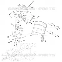 B   Tableau de bord pour Stihl MT 4112.1 SZ