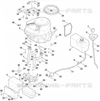 G   Moteur, reservoir pour Stihl MT 4112.1 SZ
