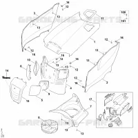 E   Capot moteur pour Stihl MT 5097.0