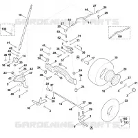 F   Direction, roue avant pour Stihl MT 5097.0