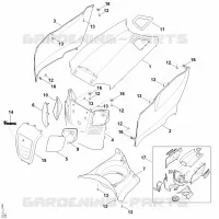 E   Capot moteur pour Stihl MT 5097.0 Z