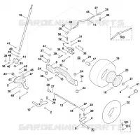 F   Direction, roue avant pour Stihl MT 5097.0 Z
