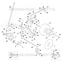 E   Direction, roue avant pour Stihl MT 5097.1
