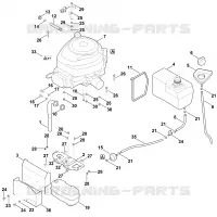 H   Moteur, reservoir pour Stihl MT 5097.1 C