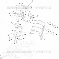 B   Tableau de bord pour Stihl MT 5097.1 Z