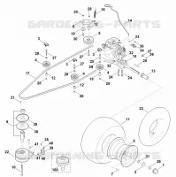 I   Transmission, roue arrière, embrayage de lame pour Stihl MT 5097.1 Z