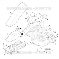 L   Carter du plateau de coupe pour Stihl MT 5097.1 Z
