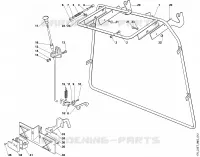 J   Bac de ramassage   1 pour Stihl MT 580