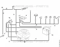 L1   Parties électriques   2 pour Stihl MT 580