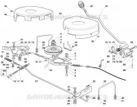 H   Plateau de coupe   1 pour Stihl MT 585 L