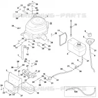 I   Moteur, reservoir pour Stihl MT 6112.0