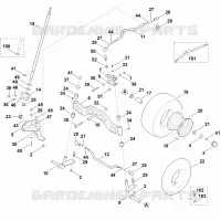 F   Direction, roue avant pour Stihl MT 6112.0 C