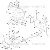 H   Moteur, reservoir pour Stihl MT 6112.1 C