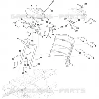 B   Tableau de bord pour Stihl MT 6112.1 ZL