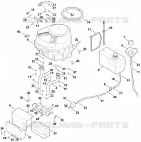 H   Moteur, reservoir pour Stihl MT 6112.1 ZL