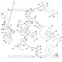 F   Direction, roue avant pour Stihl MT 6127.0 KL