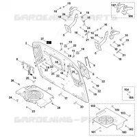 H   Cloison arrière pour Stihl MT 6127.0 KL