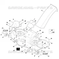 N   Carter du plateau de coupe pour Stihl MT 6127.0 ZL