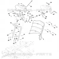 B   Tableau de bord pour Stihl MT 6127.1 ZL
