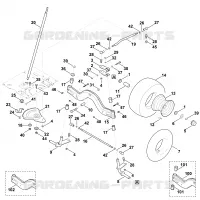 E   Direction, roue avant pour Stihl MT 6127.1 ZL