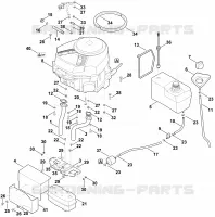 H   Moteur, reservoir pour Stihl MT 6127.1 ZL