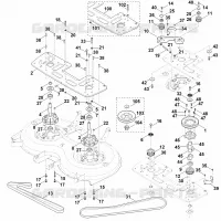M   Entraînement  des lames pour Stihl MT 6127.1 ZL