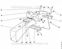 F   support bac de ramassage pour Stihl MT 640 (1996)