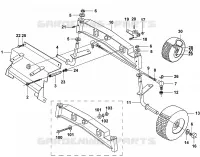 B   Axe pour Stihl MT 640 (1997)