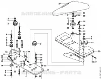 J   Plateau de coupe   2 pour Stihl MT 640 (1997)