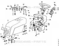 M   Tableau de bord pour Stihl MT 640 (1997)