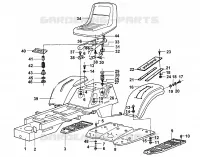 N   Carrosserie pour Stihl MT 640 (1997)