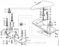 J   Plateau de coupe   2 pour Stihl MT 680