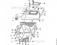 L   Bac de ramassage pour Stihl MT 680