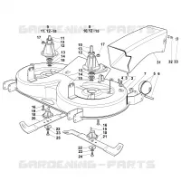 I   Plateau de coupe   2 pour Stihl MT 740