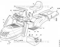 B   Carrosserie, siege pour Stihl MT 790