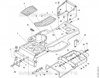 A   Chassis, axe pour Stihl MT 820
