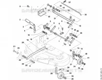 M   Relevage tondeuse pour Stihl MT 820