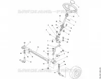 B   Direction pour Stihl MT 830