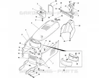 F   Capot moteur pour Stihl MT 830