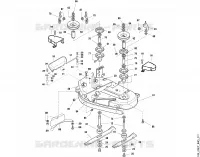 K   38''   Plateau de coupe pour Stihl MT 830
