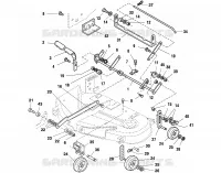 M   38''   Relevage tondeuse pour Stihl MT 830