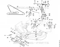 O   44''   Embrayage, support pour Stihl MT 830